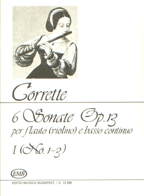 Corrette: 6 szonáta fuvolára (hegedűre) és basso continuora 1 – Az Editio  Musica Budapest zeneműkiadó online kottaboltja