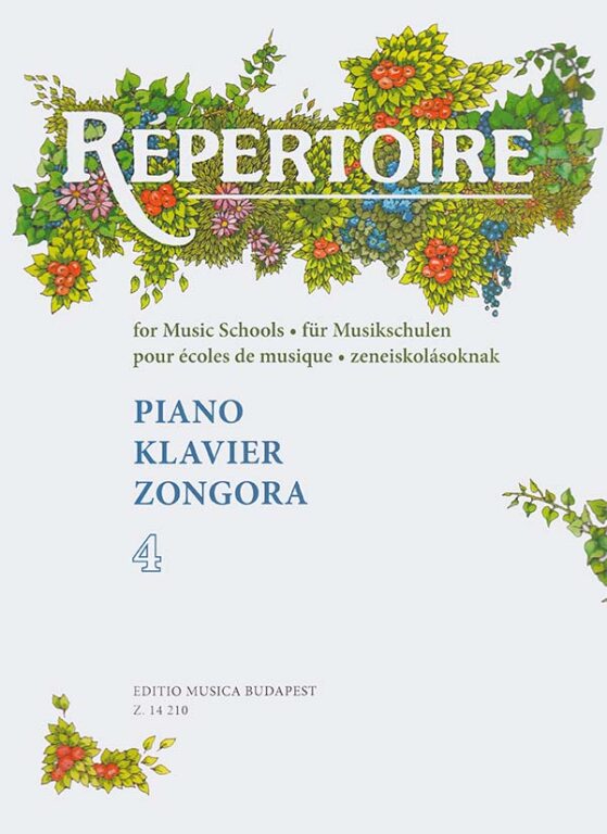 Répertoire zeneiskolásoknak - Zongora 4 – Az Editio Musica Budapest  zeneműkiadó online kottaboltja
