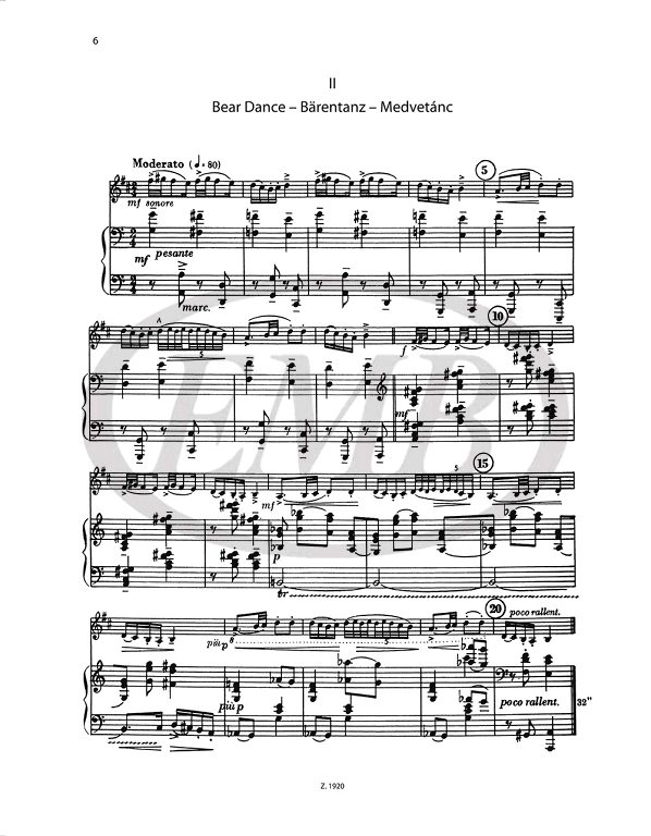 Bartók: Szonatina – Az Editio Musica Budapest zeneműkiadó online kottaboltja