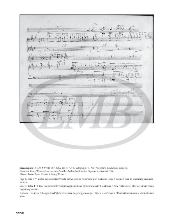 Liszt: Sardanapalo, első felvonás (töredék) – Az Editio Musica Budapest  zeneműkiadó online kottaboltja