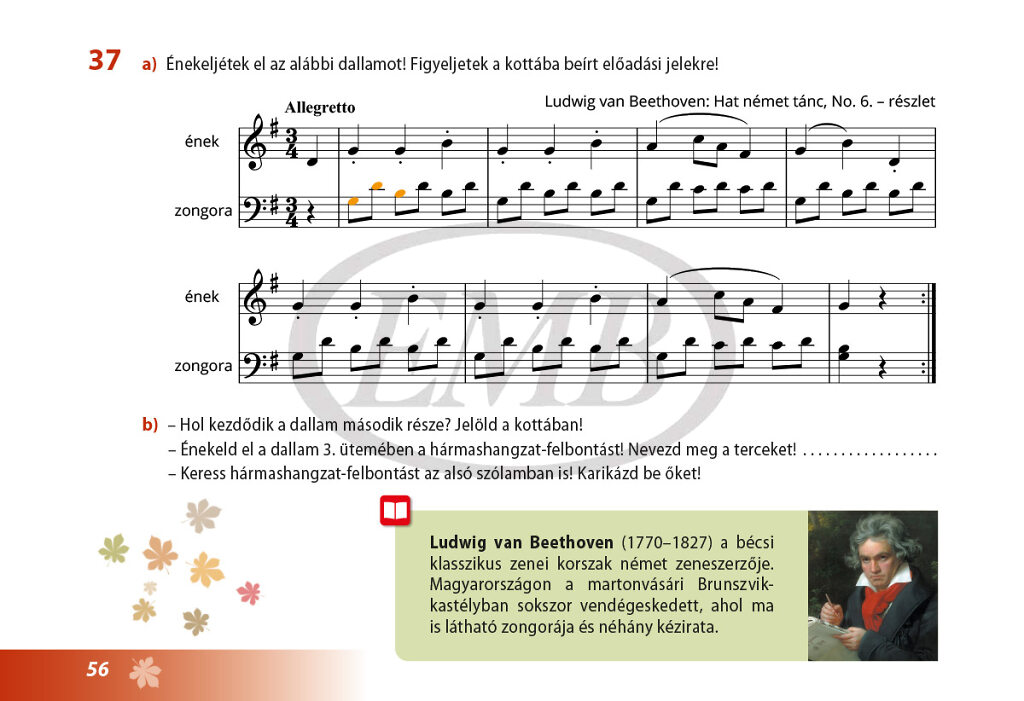 Dobszay: Szolfézskönyv zeneiskolásoknak 2. – Az Editio Musica Budapest  zeneműkiadó online kottaboltja