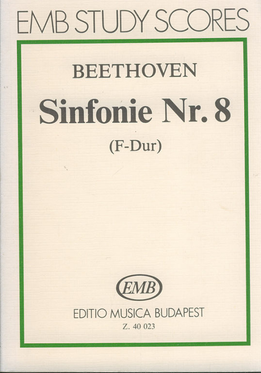 Beethoven: VIII. szimfónia (F-dúr) – Az Editio Musica Budapest zeneműkiadó  online kottaboltja