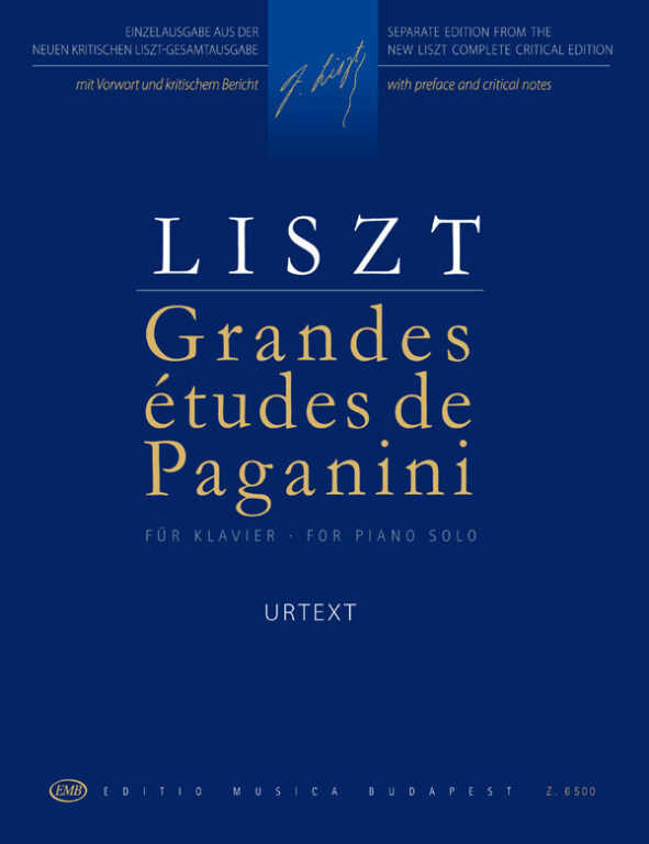 Liszt: Paganini-etűdök – Az Editio Musica Budapest zeneműkiadó online  kottaboltja