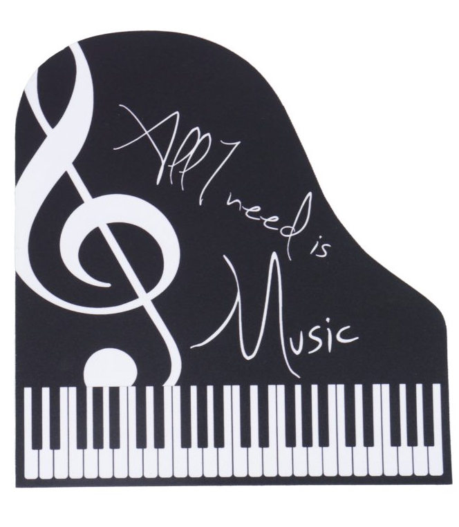 Fekete, zongora alakú egérpad – Az Editio Musica Budapest zeneműkiadó  online kottaboltja
